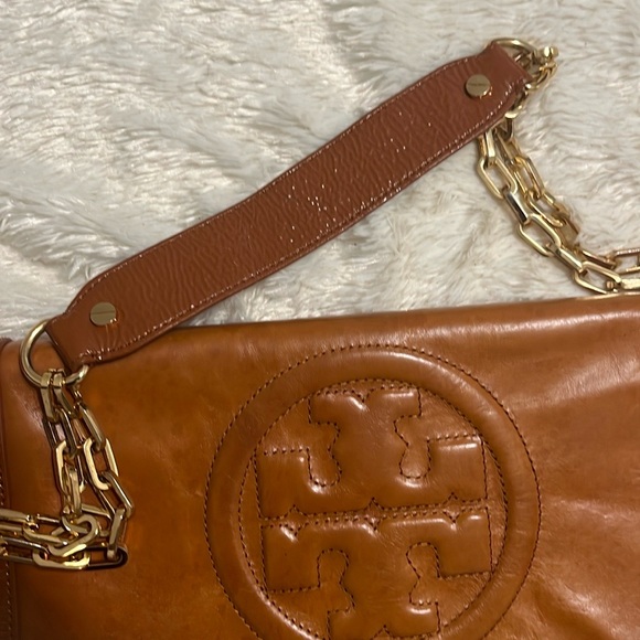 Tory Burch Cognac leather with strap excellent condition - Picture 8 of 14